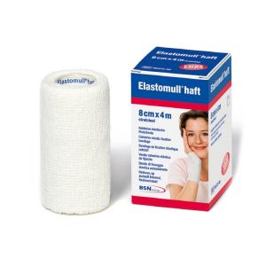 ELASTOMULL HAFT 4m x 10cm - Bande de Fixation Elastique Cohésive - 1 Unité