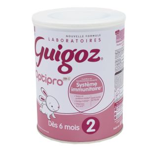 GUIGOZ 2 OPTIPRO 800g - Lait de Suite pour Nourrisson de 6 à 12 Mois