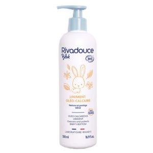 RIVADOUCE BEBE BIO Liniment Nettoyant Change 500ml - Siège du Nourrisson - Sans Rinçage