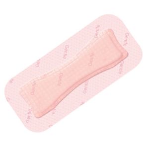 ALLEVYN GENTLE BORDER LITE 5.5 x 12 cm Bte/10 - Pansement Hydrocellulaire Siliconé Extra Mince