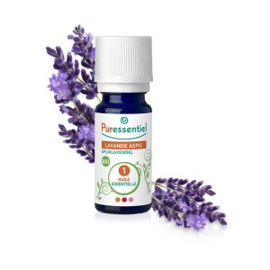 PURESSENTIEL BIO Lavande Aspic 10ml - Huile Essentielle Lavandula latifolia