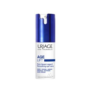 URIAGE Age Lift Soin Lissant Regard 15ml - Anti-âge Fermeté Contour de l' Oeil, Rides, Ridules, Poches, Cernes - Toutes Peaux