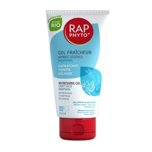 RAP PHYTO BIO Gel Fraîcheur Jambes Légères 150ml - Menthol - Rafraîchit, Tonifie, Délasse