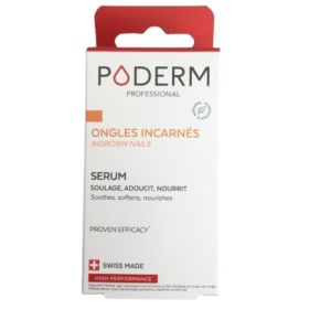 PODERM PROFESSIONAL Huile Sérum Apaisante 8ml - Ongles Incarnés, Courbés - 100% Naturel