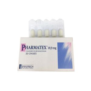 Pharmatex 18,9 mg, 20 ovules