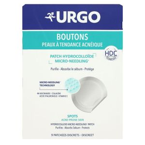 urgo - 9 patchs hydrocolloide micro-Needling boutons