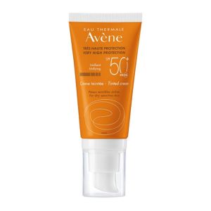 AVENE SOLAIRE - Crème Solaire Teintée SPF50+ Très Haute Protection - Peaux Sensibles - Teint Unifié