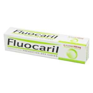 Fluocaril Bifluoré 250 mg Menthe, pâte dentifrice - Tube 125 ml