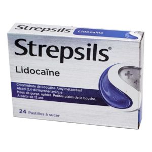 Strepsils Lidocaïne, 24 pastilles