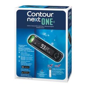 Kit ContourNext ONE Système d' Auto Surveillance de la Glycémie - Connexion sans Fil + Application -