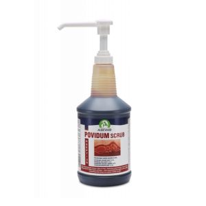 POVIDUM SCRUB Savon 750ml - Désinfectant et Nettoyant Cutané pour Cheval