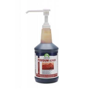 POVIDUM SCRUB Savon 750ml - Désinfectant et Nettoyant Cutané pour Cheval