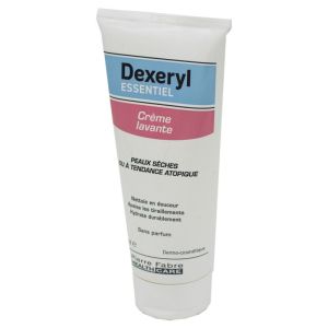 DEXERYL ESSENTIEL Crème Lavante 200ml sans Savon, sans Parfum - Peaux Sèches ou à Tendance Atopiques