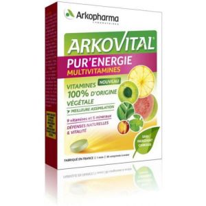 ARKOVITAL Pur Energie Multi Vitamines - Complément Alimentaire Défenses Naturelles et Vitalité B/30