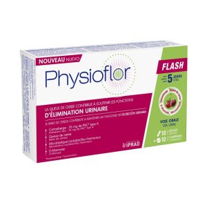 PHYSIOFLOR FLASH 10 Gélules + 10 Comprimés - Elimination Urinaire