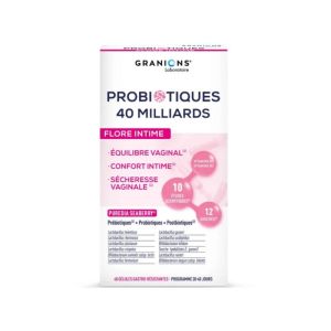 GRANIONS - Probiotiques Flore Intime - 40 gélules