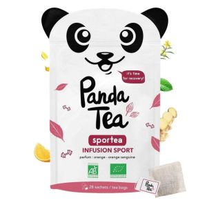 PANDA TEA SPORTEA 28 Sachets - Récupération Musculaire - Orange, Orange Sanguine