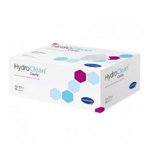 HydroClean Cavité 4 x 7 cm - Pansement Irrigo Absorbant Ovale, Plaie Cavitaire Profonde, Bte/10