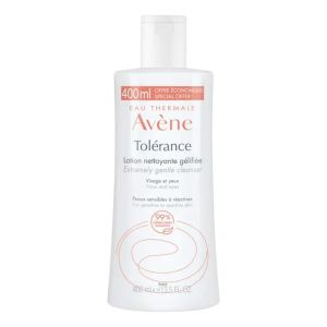 AVENE TOLERANCE Lotion Nettoyante Gélifiée 400ml - Peaux Sensibles à Réactives