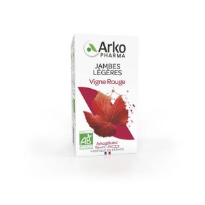 ARKOGELULES BIO Vigne Rouge 870mg de Feuille Bte/45 - Circulation Sanguine, Jambes Légères