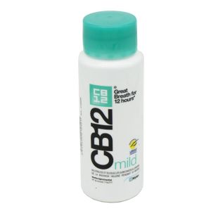 CB12 MILD 250ml - Bain de Bouche Fluoré - Hygiène Bucco-Dentaire Dès 12 Ans - Arôme Menthe Légère