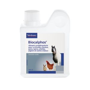 BIOCALPHOS Solution Orale 100ml - Minéraux et Oligo-éléments pour Animaux