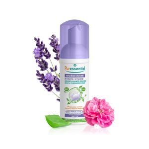 PURESSENTIEL Hygiène Intime Mousse Lavante Douceur BIO 150ml - Aux 3 Eaux Florales et à l' Aloe Vera