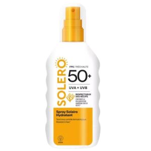 SOLERO 50+ - UVA+UB - Spray Solaire Hydratant - 200ML