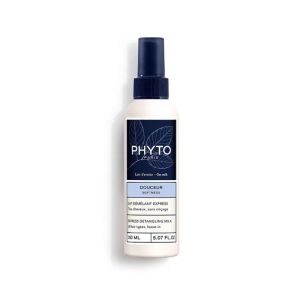 PHYTO DOUCEUR Lait Démêlant Express sans Rinçage 175ml - Démêlage et Brillance Tous Cheveux