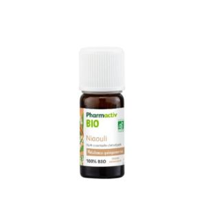 PHARMACTIV BIO Niaouli (Melaleuca quinquenervia) Huile Essentielle 10ml - 100% Pure et Naturelle