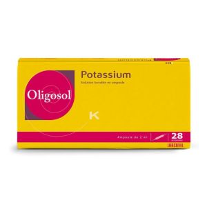 Oligosol Potassium, solution buvable - 28 ampoules 2ml