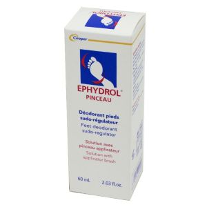 EPHYDROL Pinceau Solution Podologique Déodorante 60ml - Déodorant Pieds Sudo Régulateur