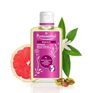 PURESSENTIEL MINCEUR Huile de Soin Bio Minceur Pamplemousse/Jojoba aux 7 Huiles Essentielles - 100ml