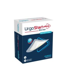 URGOSTART BORDER 8 x 8 cm - Bte/16 - Pansement Hydrocellulaire Adhésif avec Matrice TLC NOSF