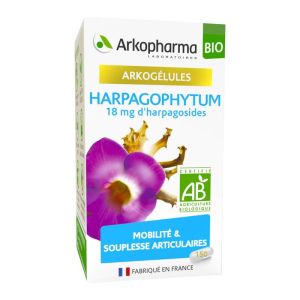 ARKOGELULES BIO Harpagophytum 18mg d' Harpagosides - Bte/150 - Mobilité et Souplesse Articulaire