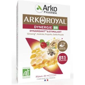 ArkoRoyal Dynergie bio dynamisant stimulant 20 ampoules