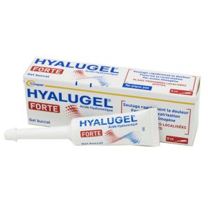 HYALUGEL FORTE 8ml - Gel Buccal à l' Acide Hyaluronique - Plaies Profondes Localisées, Aphtes