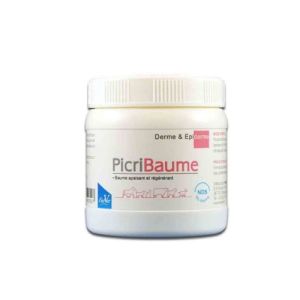PICRI BAUME Pot 500 ml - Baume Cicatrisant à l' Acide Picrique, à l' Aloe Vera, au Miel et à la Cire
