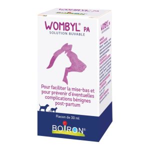 WOMBYL PA petits animaux Chiennes Chattes solution buvable - Fl/30 ml - Laboratoire BOIRON