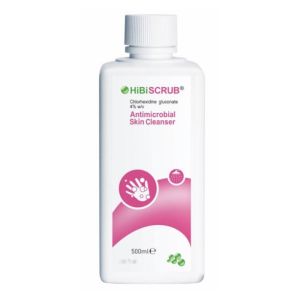 Hibiscrub 4 %, solution moussante - Flacon 500 ml