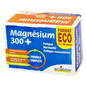 MAGNESIUM 300+ Programme de 20 Jours x2 - Complément Alimentaire riche en Magnésium, Vitamine B, Vit