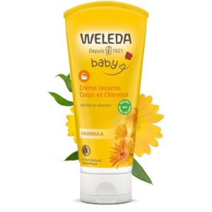 WELEDA BABY BIO CALENDULA Crème Lavante 200ml - Corps et Cheveux