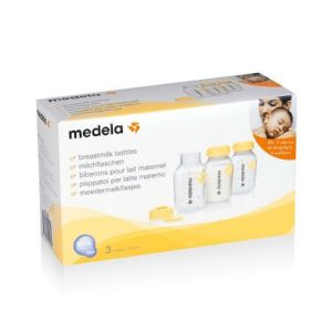 MEDELA Biberon Ré-utilisable pour Lait Maternel - Lot de 2 - 250ml x 2 -  7612367016735