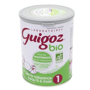 GUIGOZ 2 BIO 800g - Lait en Poudre Nourrissons de 6 à 12 mois - Procédé  OptiPro - 7613036217347