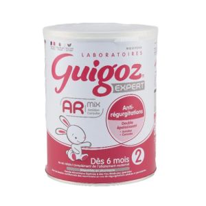 GUIGOZ Expert - Anti-régurgitations MIX caroube-amidon - Double épaississant - AR MIX dès 6 mois - 780g