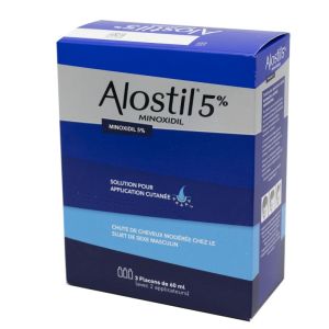 Alostil 5 %, solution pour application cutanée, 3x 60ml