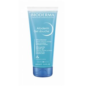 BIODERMA Atoderm Gel Douche 100ml sans Savon - Nettoyant Ultra Douceur - Peaux Sensibles Normales à Sèches