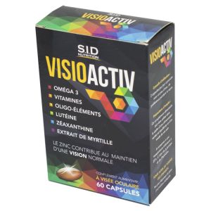 VISIOACTIV 60 Capsules - Complément Alimentaire à Visée Oculaire