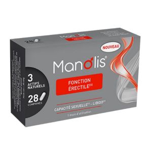 SERELYS Manolis Homme - Stimulant Sexuel, Troubles de la Libido, de la Fonction Erectile - Bte/28 Cp