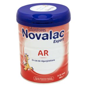 NOVALAC EXPERT AR 800g - Lait pour Nourrisson de 0 à 36 Mois - Reflux Gastro-oesophagien